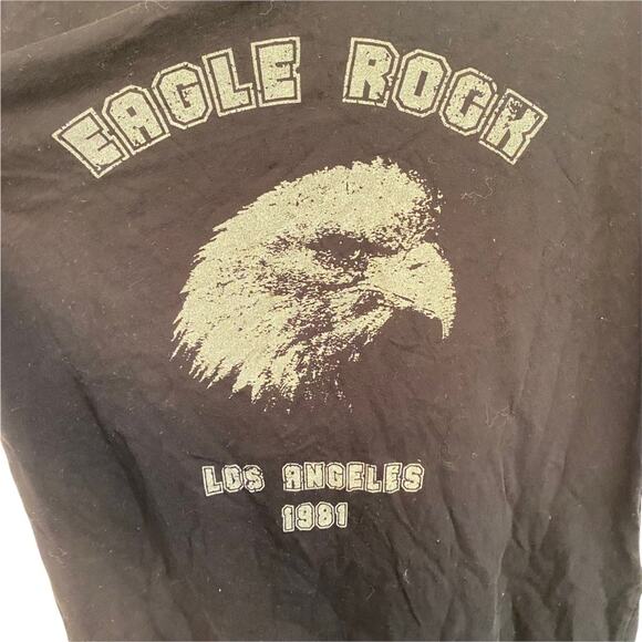 Current Elliot Tee Shirt Size Small Eagle Rock Distressed Grunge whimsigoth - Picture 6 of 9